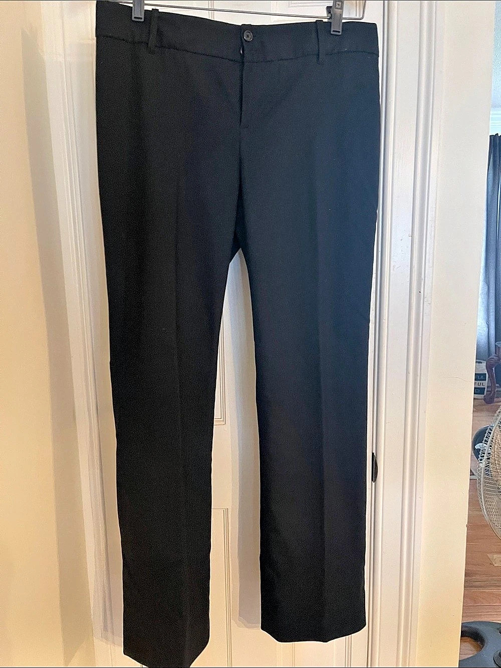 Banana Republic Martin Fit Straight Leg Pants in Black Size 10